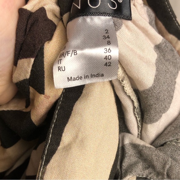 Zebra Print Wide Leg Pants size 2 - Picture 11 of 14